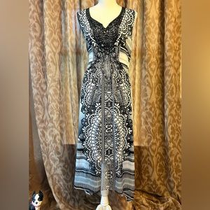 Black & White Print Dress